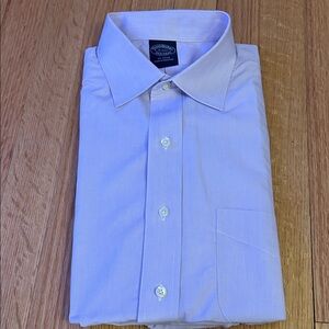 Brooks Brothers Men's Lavender stripe Dress Shirt